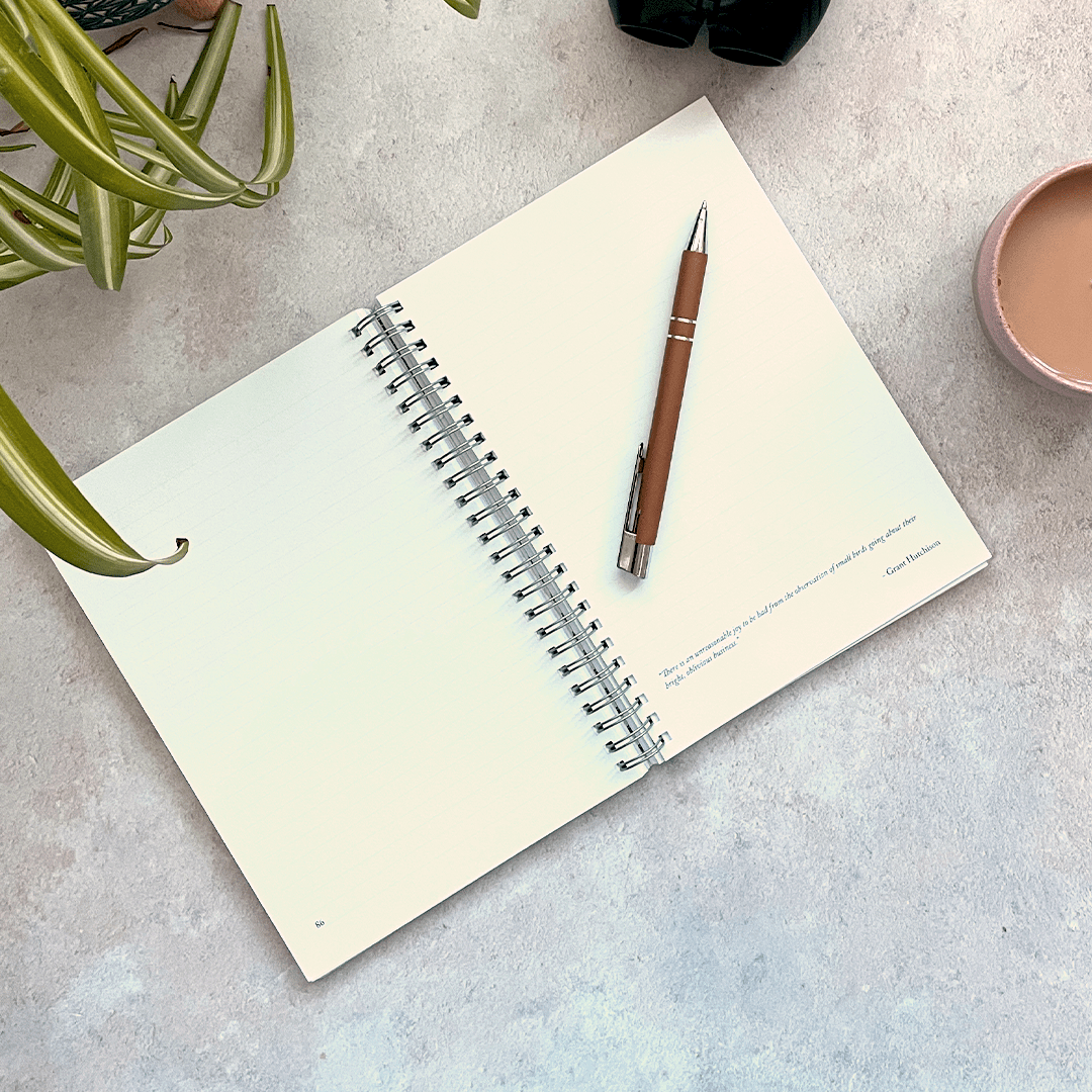 Journalling Bird watching