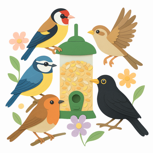 What Do Garden Birds Eat? A Guide to House Sparrows, Blue Tits, Blackbirds, Robins and Goldfinches