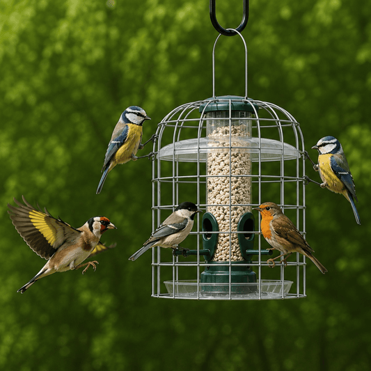 Starling-Proof Bird Feeder Guardian Set