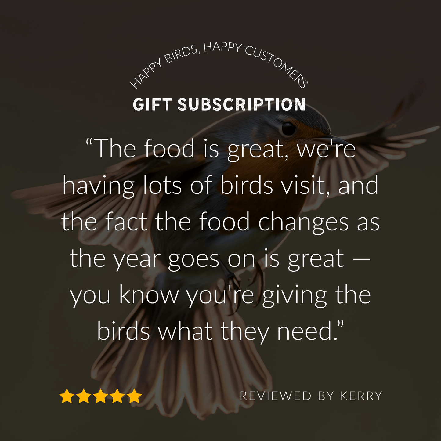 Prepaid Bird Food Gift Subscription | Perfect Gift for Bird Lovers | A Little Bird Co.