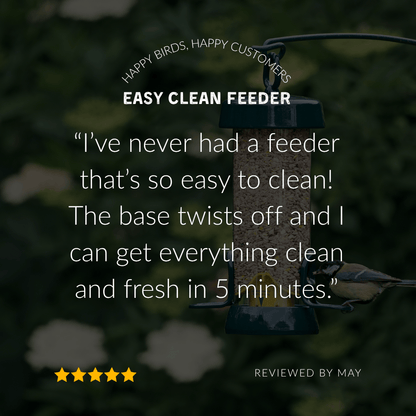 BigEasy™ Hygienic Easy to Clean Bird Feeder