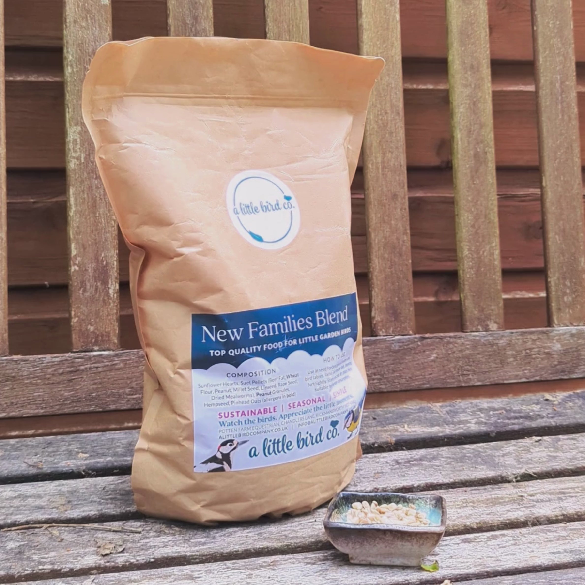 A Little Bird Co. Seasonal Bird Food | Subscription | One Time Purchase