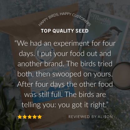 A Little Bird Co. Seasonal Bird Food | Subscription | One Time Purchase